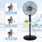 Ipower Simple Deluxe Commercial Stand Fan 16 inch with remote control HIFANXSTAND16RC - alternate 5